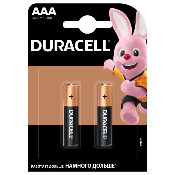 

Батарейка Duracell LR03 MN2400 1x2 шт. (6409628)
