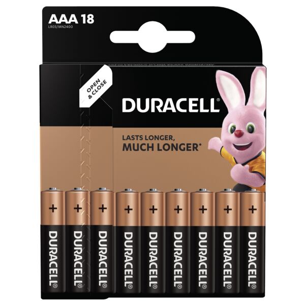 

Батарейка Duracell LR03 MN2400 1x18 шт. (6409627)