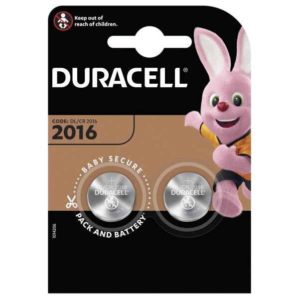 

Батарейка Duracell DL2016 DSN 2 шт. (6409616)