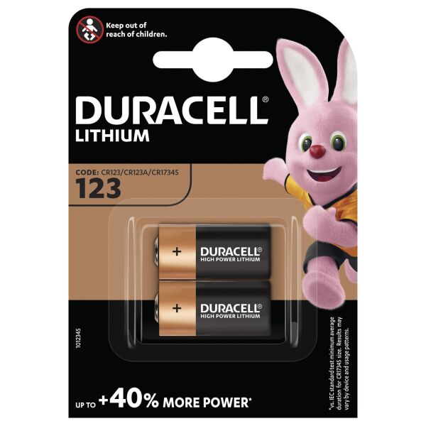 

Батарейка Duracell DL 123 2 шт. (6409613)