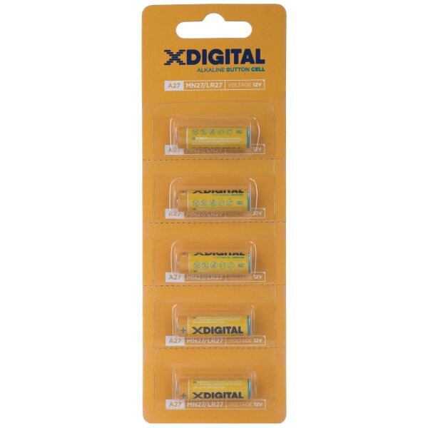 

Батарейка X-DIGITAL A27 (12V) 1X5 шт (6409795)