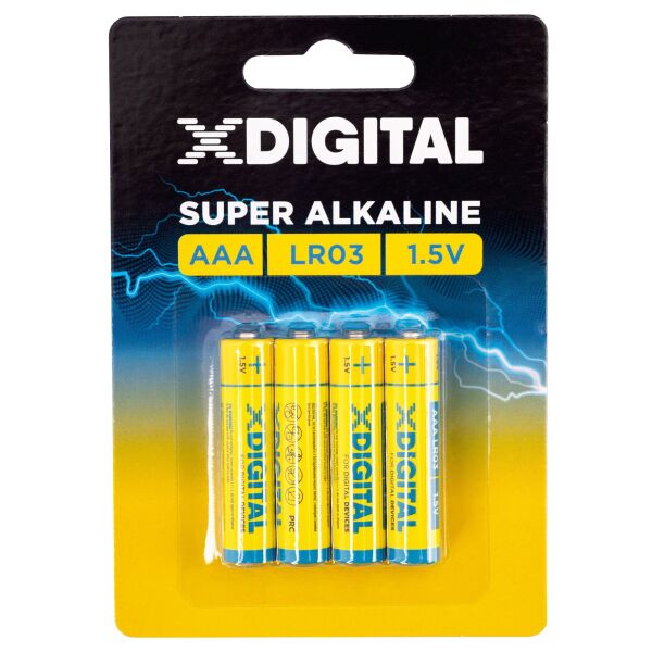 

Батарейка X-DIGITAL LR 03 1x4 шт. (6409806)