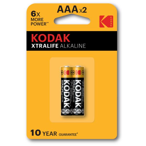

Батарейка Kodak XtraLife LR03 1x2 шт. блистер (6329855)