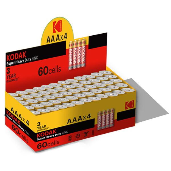 Акція на Батарейка Kodak EXTRA HEAVY DUTY R3 коробка 1x4 шт. (6409674) від Allo UA