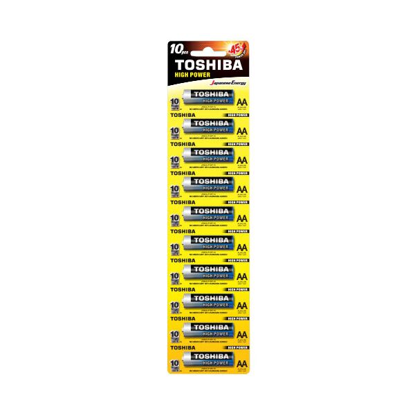 

Батарейка Toshiba LR6 HP Alkaline BP 1X10 (6477656)
