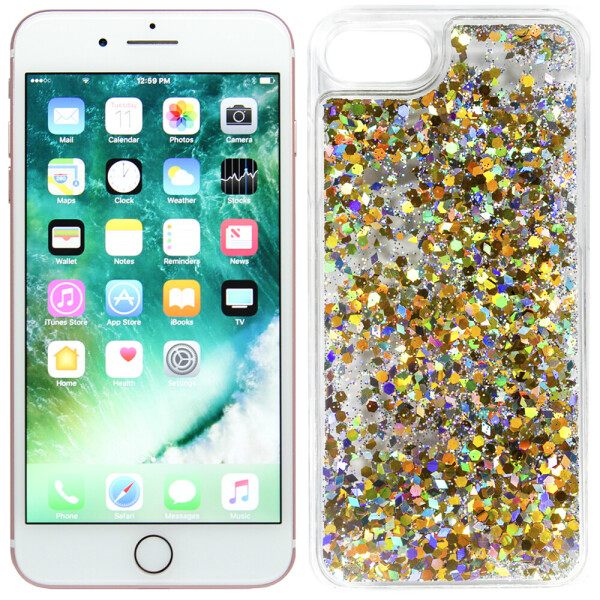 

Чехол Liquid mobile Glitter Series 5 для iPhone 7/8 Gold (19503)