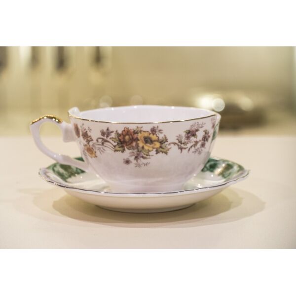 

Кофейная чашка с блюдцем Hybpid фарфоровая Seletti BR81309