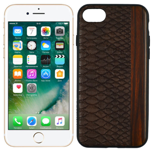 

Чехол TOTU Design Jazz series Python pattern version для iPhone 7/8 Brown (24215)