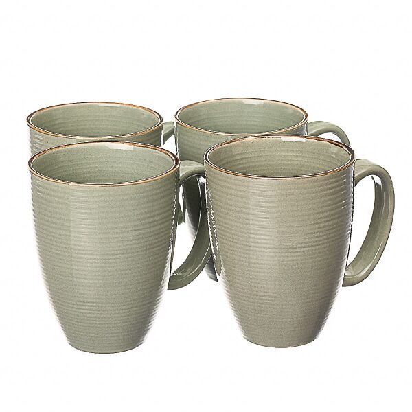 

Набор кружек Deorra из 4 штук Green Lefard BR84672