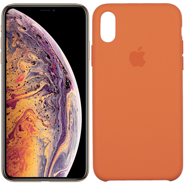 

Чехол силиконовый оригинальный для iPhone Xr Оранжевый (24682)