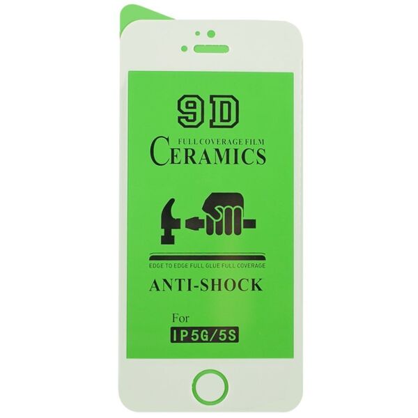 

Стекло Ceramic Glass for iPhone 5/5S/SE White