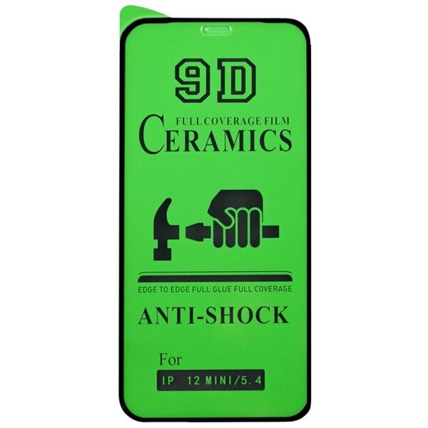 

Стекло Ceramic Glass for iPhone 12 Mini Black
