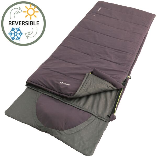 

Мешок спальный (спальник) Outwell Contour Reversible/+2°C Dark Purple Right (928753)
