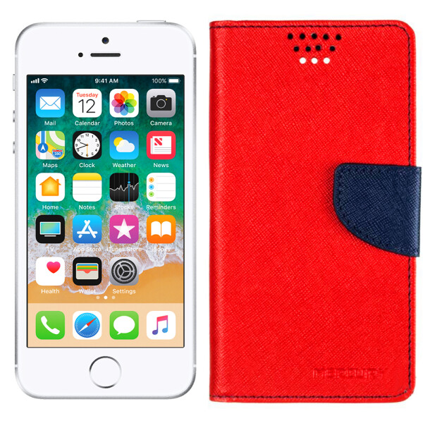 

Чехол книжка Goospery Universal Mercury 4.0" Red (S) (17230)