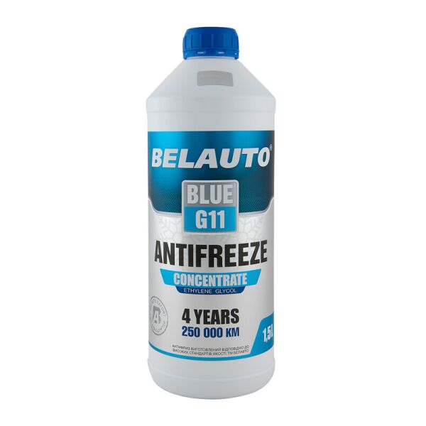 

Антифриз BELAUTO BLUE G11 (синий, концентрат) 1,5L