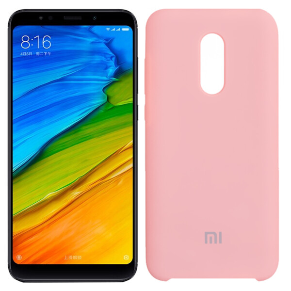 

Чехол оригинальный силиконовый для Xiaomi Redmi 5 Pink (21297)