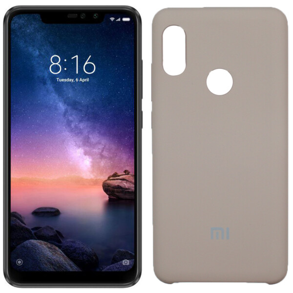 

Чехол силиконовый оригинальный для Xiaomi Redmi Note 6 Pro Лавандовый (27586)