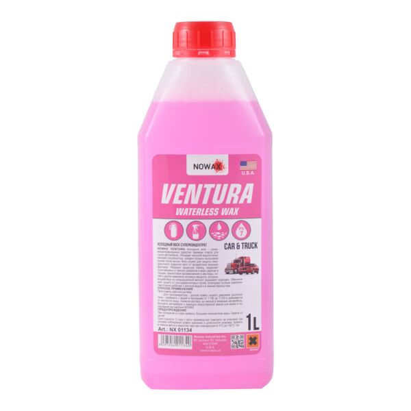 

Nowax Воск холодный суперконцентрат Ventura Waterless Wax, 1: 150, 1: 100, 1 л
