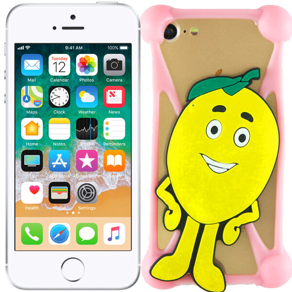 

Чехол Universal Soft Touch Cover Lemon Pink (18005)
