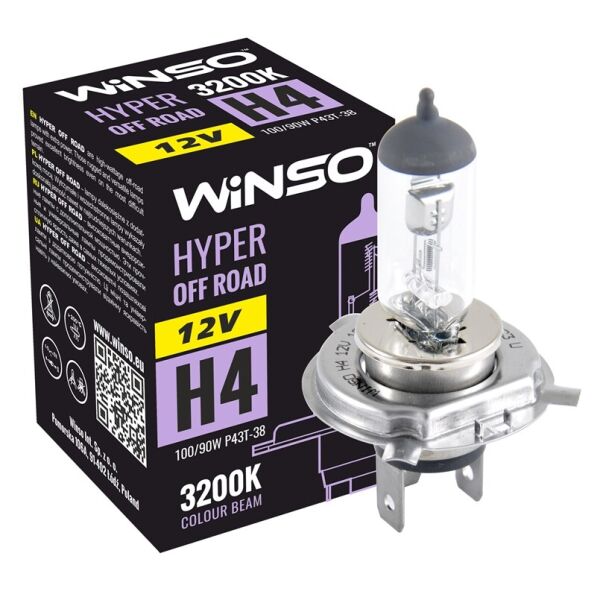 

Галогеновая лампа Winso H4 12V 100 / 90W P43t-38 HYPER OFF ROAD