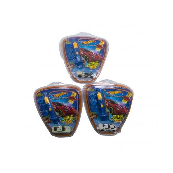 

Машинка Hot Wheel, меняет цвет (с 4-мя насадками) EG757-1