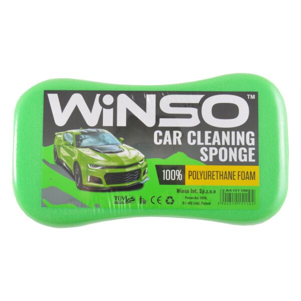 

Губка для мытья авто Winso с мелкими порами, 220 * 120 * 60мм