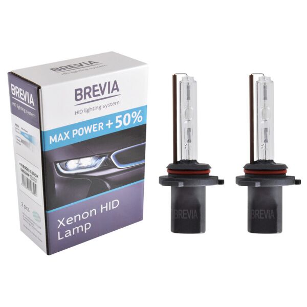 

Ксенонова лампа Brevia HB4 (9006) +50%, 5500K, 85V, 35W P22d KET, 2шт