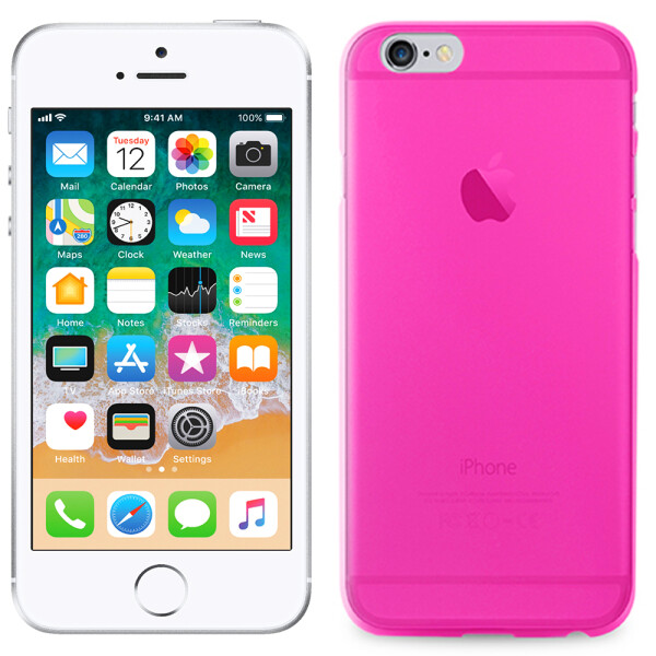

Чехол силиконовый оригинальный для iPhone 5 Pink (3009)