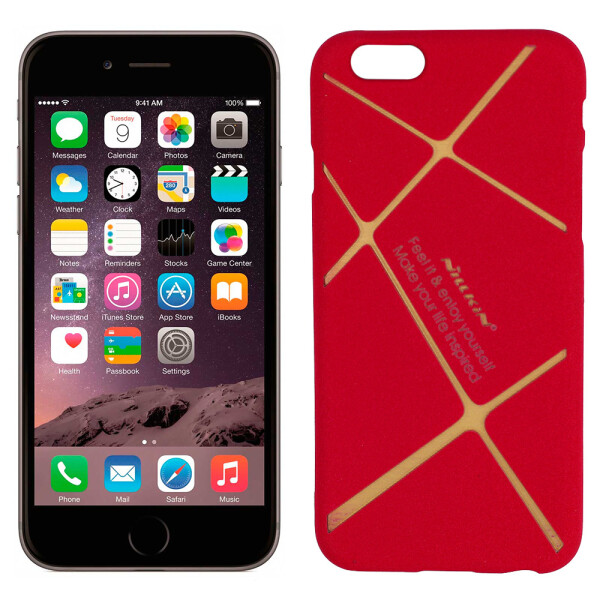 

Чехол накладка Nillkin Full Cover PU для iPhone 6 Pink (10532)