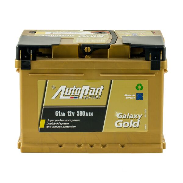 

Аккумулятор Autopart Galaxy Gold 61 Ah/12V sb Ca-Ca [- +]