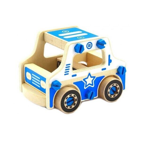 

Конструктор деревянный Полицейская машинка 11 деталей Д429