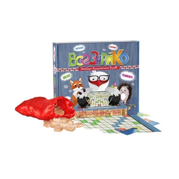 

Настольная игра Всезнайка (укр) 802