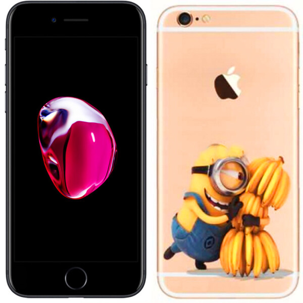 

Чехол Ultra-thin 0.3 для Apple iPhone 6/6s (4.7") (Миньон с бананами) (5826)