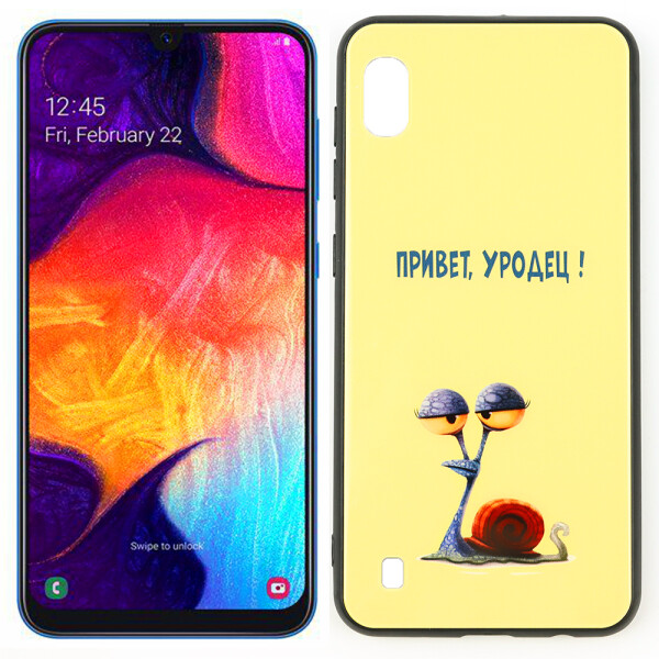 

Чехол Joke series для Samsung A105 Galaxy A10 2019 Привет у....ц (28321)