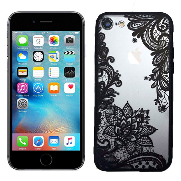 

Чехол накладка PC для iPhone 6 Кружева (10516)