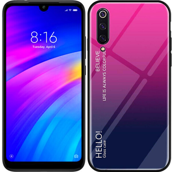 

Чехол TPU Gradient HELLO Glass для Xiaomi Mi9 SE Розовый (26929)