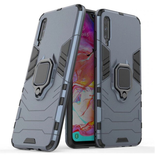 

Ударопрочный чехол Transformer Ring под магнитный держатель для Samsung Galaxy A70 (A705F) Серый / Metal slate (is_00000030211_3)