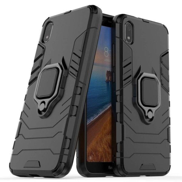 

Ударопрочный чехол Transformer Ring под магнитный держатель для Xiaomi Redmi 7A Черный / Soul Black (is_00000030918_4)