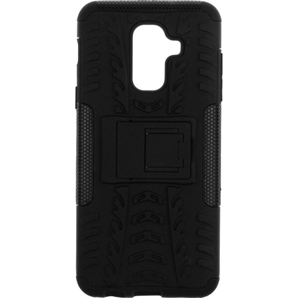 

Чехол-накладка TOTO Dazzle kickstand 2 in 1 phone case Samsung Galaxy A6 Plus 2018 Black bz_F_77116