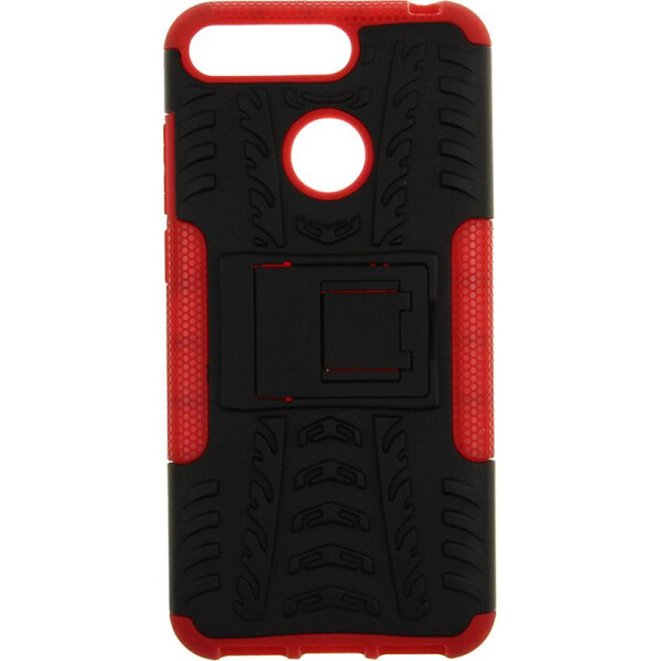 

Чехол-накладка TOTO Dazzle kickstand 2 in 1 phone case Huawei Y6 2018 Red bz_F_77124