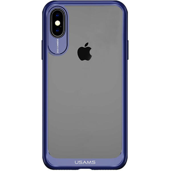 

Чехол-накладка Usams Case-Miya Series Apple iPhone X Blue bz_F_54461