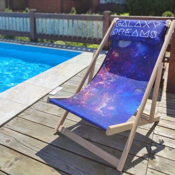 

Шезлонг складной для пляжа Galaxy dreams (FO-124682)