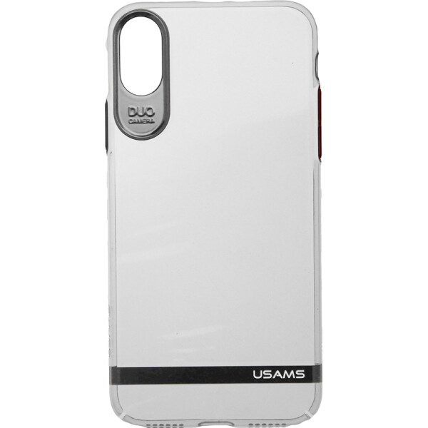 

Чехол-накладка Usams Q-plating Series Apple iPhone X Silver (bz_F_63376)