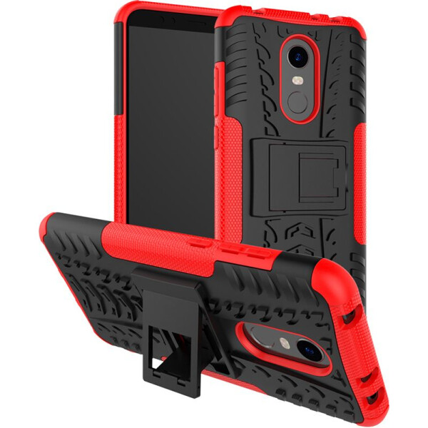 

Чехол-накладка TOTO Dazzle kickstand 2 in 1 phone case Xiaomi Redmi 5 Plus Red bz_F_67475