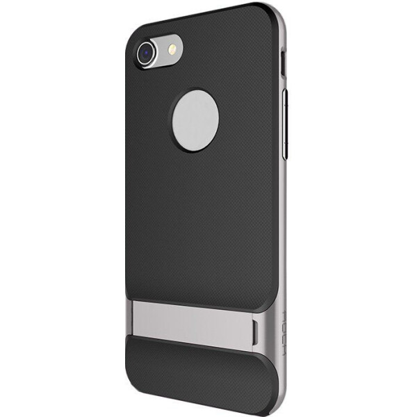 

Чехол-накладка Rock TPU+PC Case Royce Series with Kickstand Apple iPhone 7 Grey (bz_F_46272)