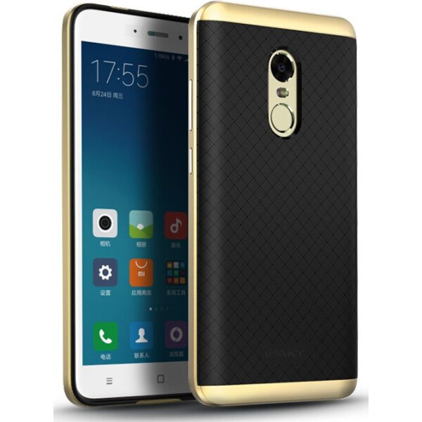 

Чехол-накладка Ipaky TPU+PC Xiaomi Redmi Note 4 Black/Gold bz_F_46413