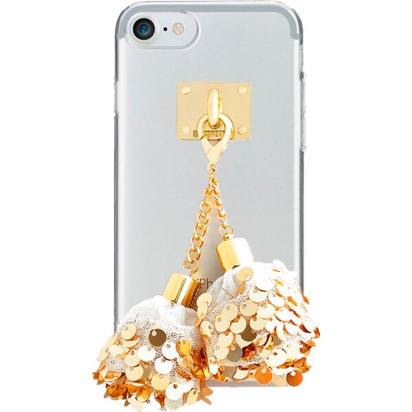 

Чехол-накладка DDPOP Spangle Ball case Apple iPhone 7 White/Gold (bz_F_47225)