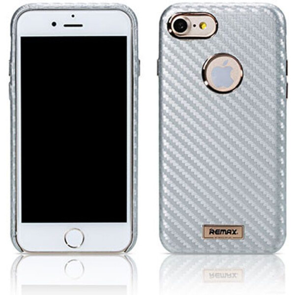 

Чехол-накладка Remax Carbon Series Case for Apple iPhone 7 Silver (bz_F_47502)