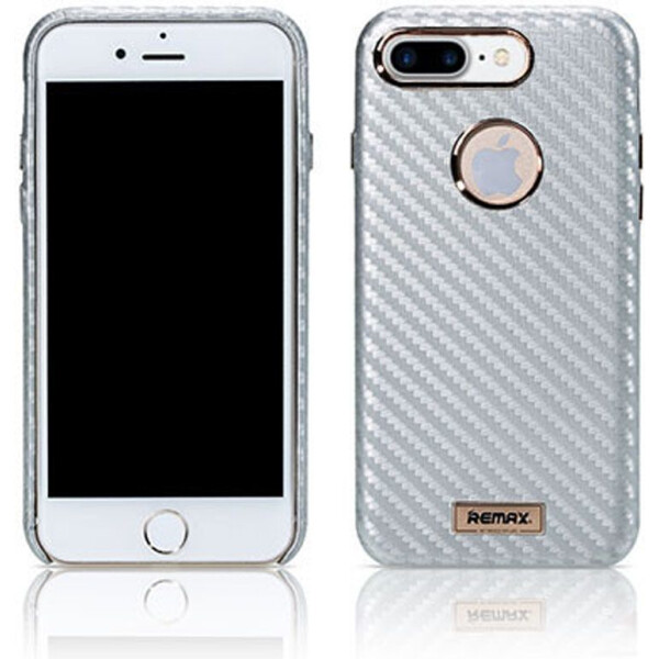 

Чехол-накладка Remax Carbon Series Case for Apple iPhone 7 Plus Silver (bz_F_47505)