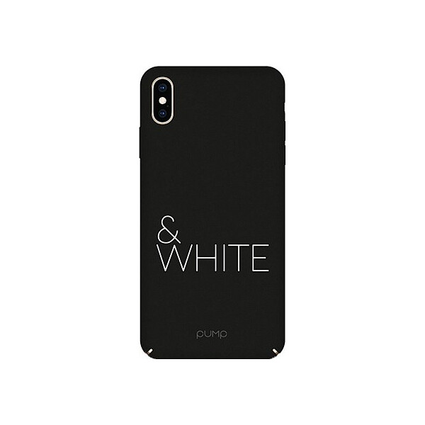 

Чехол-накладка PUMP Tender Touch Case for Apple iPhone XS Max Black_White bz_F_83359